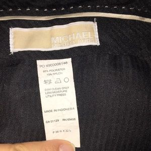 Used MICHAEL Michael Kors brown pants P38 w x32 L